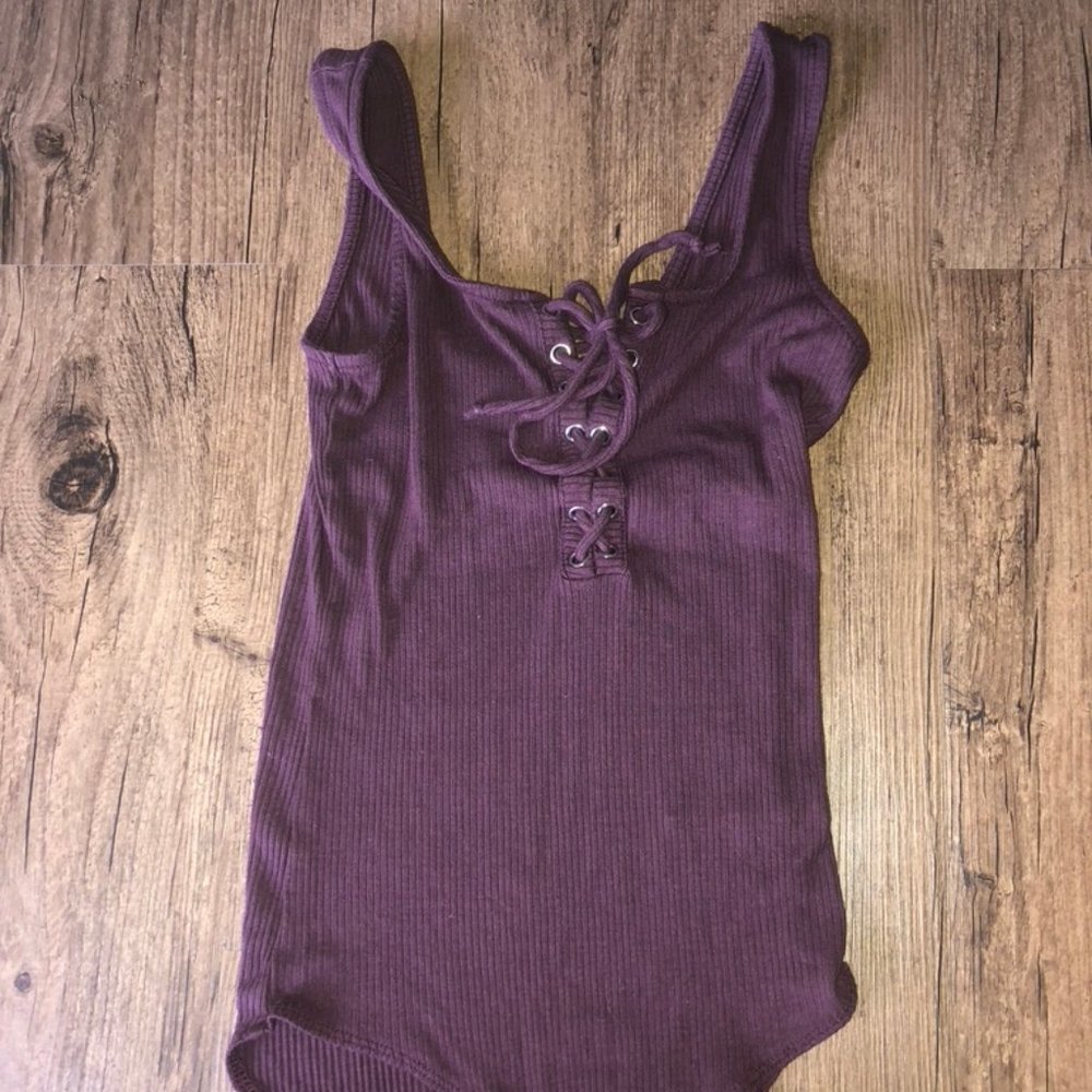Purple American Eagle Bodysuit